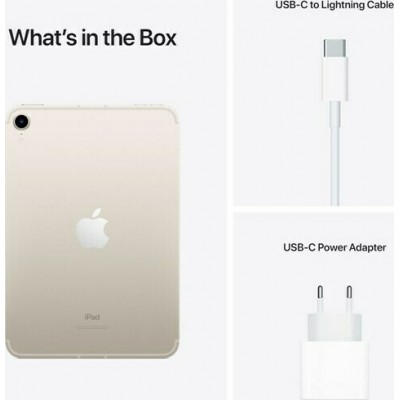 Apple iPad Mini 2021 8.3" WiFi + 5G 256GB Starlight NEW Open Box